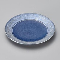 青釉青金銀彩6.5皿 4519-096