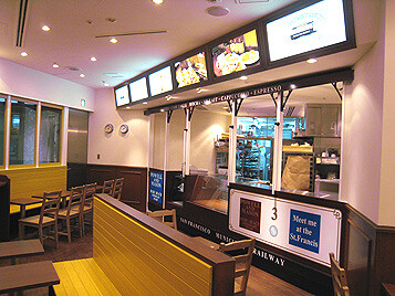 CABLE CAR COFFEE　新宿店 カフェ・パン屋・ケーキ屋の内装・外観画像