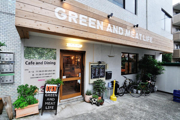 GREEN AND MEAT LIFE カフェの内装・外観画像