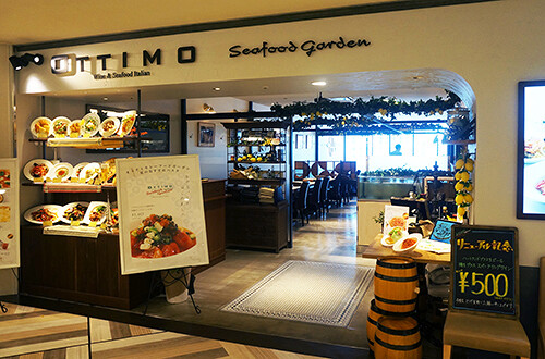 OTTIMO Seafood garden ルミネ横浜店 イタリアンシーフードレストランの内装・外観画像