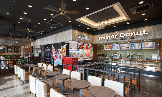 yogorino caffe モレラ岐阜店 イタリアンジェラート・スイーツカフェの内装・外観画像
