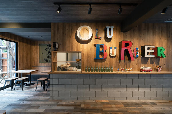 OLUBURGER KYOTO 茨木店 ハンバーガーショップの内装・外観画像