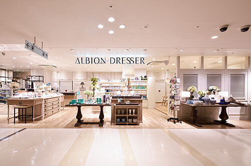 ALBION DRESSR ラスカ平塚店 セレクトコスメショップの内装・外観画像