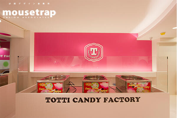 TOTTI CANDY FACTORY 原宿店 キャンディーショップの内装・外観画像