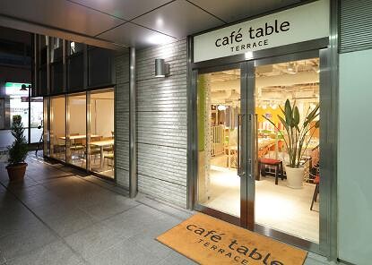 Cafe  table  terrace