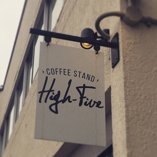 High-Five coffee stand