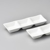 白磁ソフィー三品皿（４０７-０２）