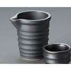 鉄釉片口冷酒器
