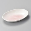 ピンク小判カレー皿