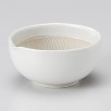 白マット波紋櫛目丸型3.5寸すり鉢
