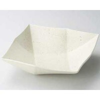 粉引オリメ角鉢（大）