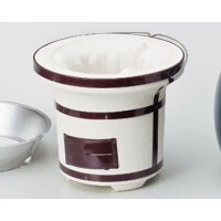 木炭コンロ８.５号（陶製サナ付）（三河製）