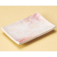 桜志野焼物皿