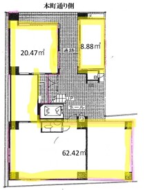 阿波座の店舗物件