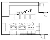 長堀橋の居抜き物件