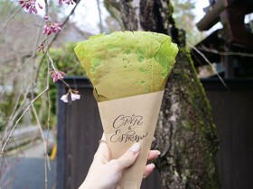クレープとエスプレッソと嵐山