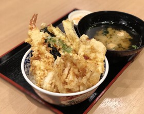 海老天丼こし