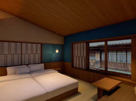 ひがし茶屋街カフェ併設宿泊施設の新店