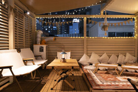 カフェと屋上BBQ Pier's CAFE&ROOFTOP