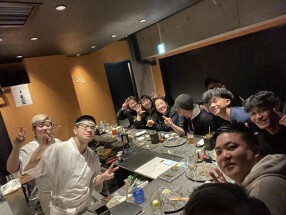 白湯麺線と焼鳥の画像