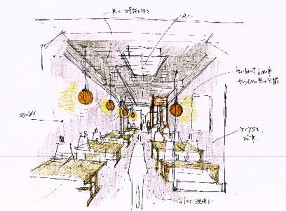 自家製粉石臼挽きうどん　blue青空 の画像