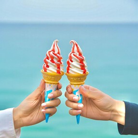 志賀島アイスの画像