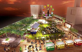 ビアガーデン 蒲田 東急プラザ　[084]の画像