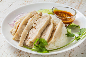 獅天鶏飯の画像