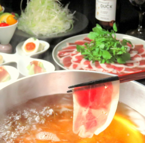 博多 鴨すき 鴨しゃぶ なかもぐろの画像