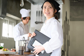 日本大学テニス部寮 学生食堂の画像