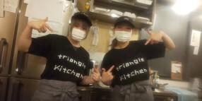 トライアングルキッチンの画像