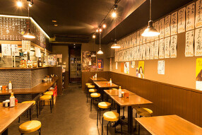 鴨そばと餃子にのめの画像