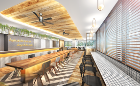 渋谷松涛ワークコート内 カフェテリアの画像