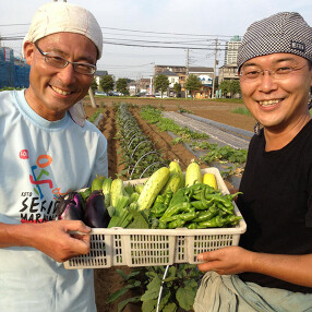 病院内の自然食レストランの画像