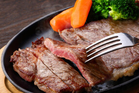 牛肉100％ハンバーグのお店の画像