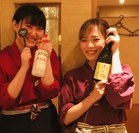 和食と和の酒火の花の画像