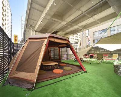 鉄板串焼　キャンプ の画像