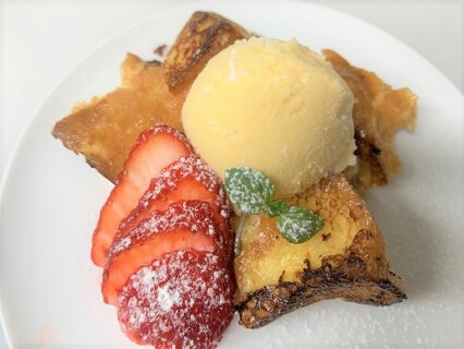 西麻布の鉄板焼き屋がつくるフレンチトースト　planchaの画像