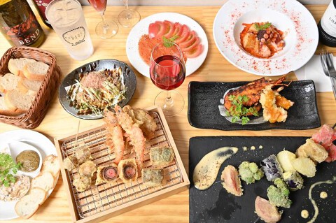 天ぷらとワイン　からり。武蔵小杉店の画像