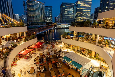 横浜ベイクォーターBBQビアガーデンの画像