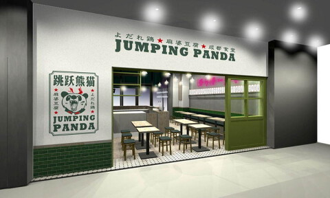 ジャンピングパンダの画像