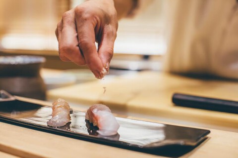 寿司×ナチュールワイン×日本酒　スシエビスHana恵比寿本店の画像