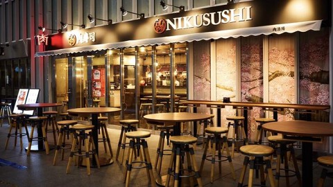 秋葉原　肉寿司の画像