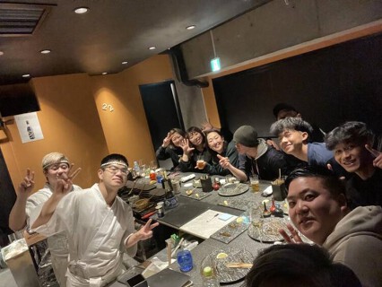 白湯麺線と焼鳥の画像