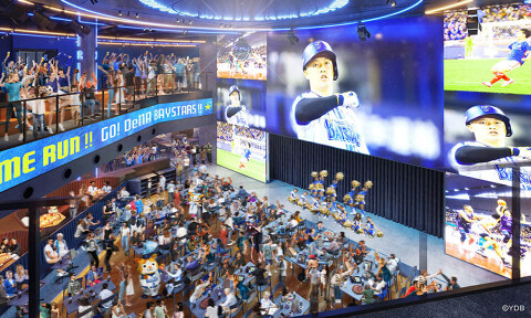 THE LIVE（横浜DeNAベイスターズのライブビューイングアリーナ）の画像