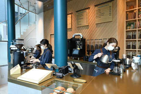 焙煎所カフェの画像