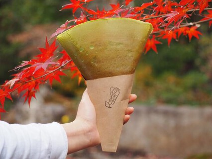 クレープとエスプレッソと嵐山の画像