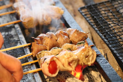 焼きとり 豚巻き野菜 スイゼンジ 鶏巻の画像