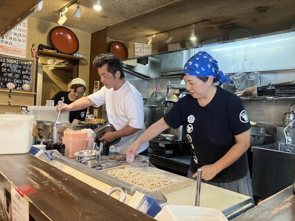 武蔵野肉汁うどん金豚雲の画像