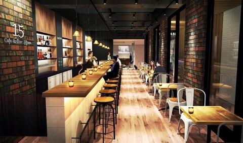 cafe & bar 15 よこやま町の画像